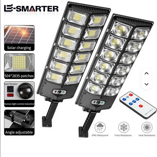 LAMPRAS SOLARES LED PARA EXTERIORES