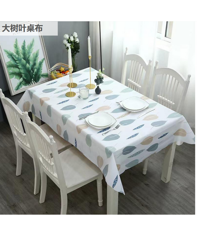 Mantel estampado de tela sintetica PEVA, suaves resistentes y lavables a mano. Medida  137x180