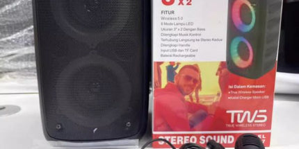 Parlante Bluetooth inalámbrico 100W REALES de alta potencia con microfono