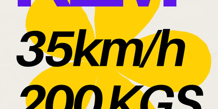 Moto eléctrica Modelo KLM 35 Km/h 200kg 25Km de autonomía, batería de ácido, pantalla LCD