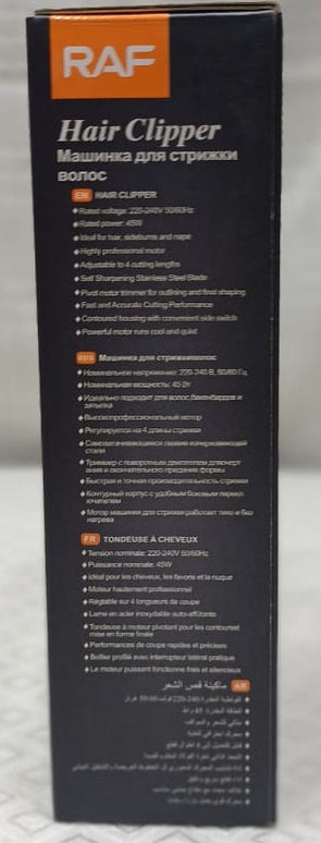 Máquina para cortar pelo RAF profesional con accesorios