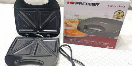 Sandwichera PREMIER de 750 watt para dos sandwiches