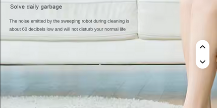 Robot aspirador de barrido recargable UBS inalambrico 1500 P, 3 en 1 , 23,5 x 5,5 cm