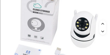 Cámara WiFi A7 antena dual 1080P HD 360° cámara de seguridad inalámbrica PTZ para exterior y hogar con visión nocturna