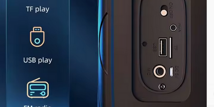 Parlante Bluetooth inalámbrico 100W REALES de alta potencia con microfono