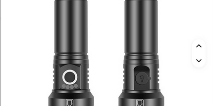 Linterna Helius telescopica de alta potencia P50 10000 lúmenes recargable portátil linterna táctica