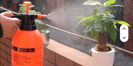 Bomba manual rociadora de agua a presión de 2 Litros manual para jardín y el hogar