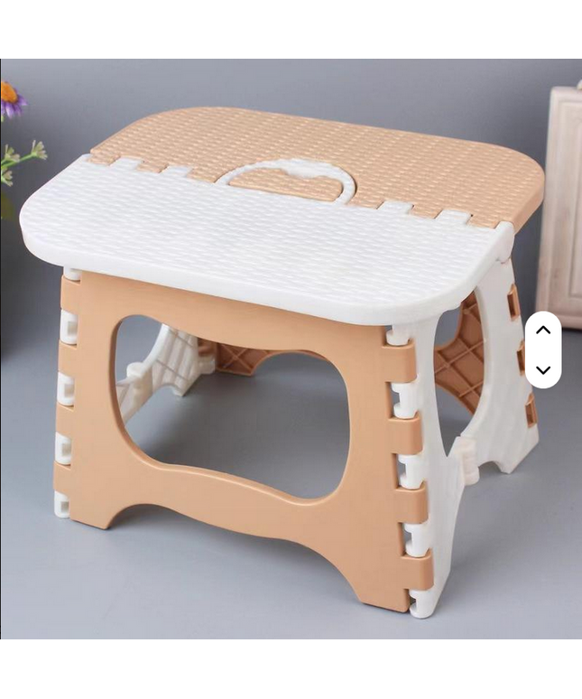 Banco de cocina o bañ plegable para el hogar, de plástico reforzado para niños, silla plegable portátil, banco pequeño