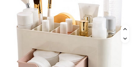 Cajón caja de almacenamiento de cosméticos caja de almacenamiento de brochas de maquillaje joyería de escritorio cuidado de la piel lápiz labial máscara compartimento caja de tocador