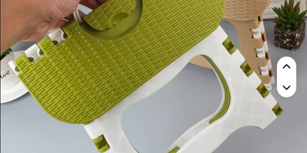 Banco de cocina o bañ plegable para el hogar, de plástico reforzado para niños, silla plegable portátil, banco pequeño