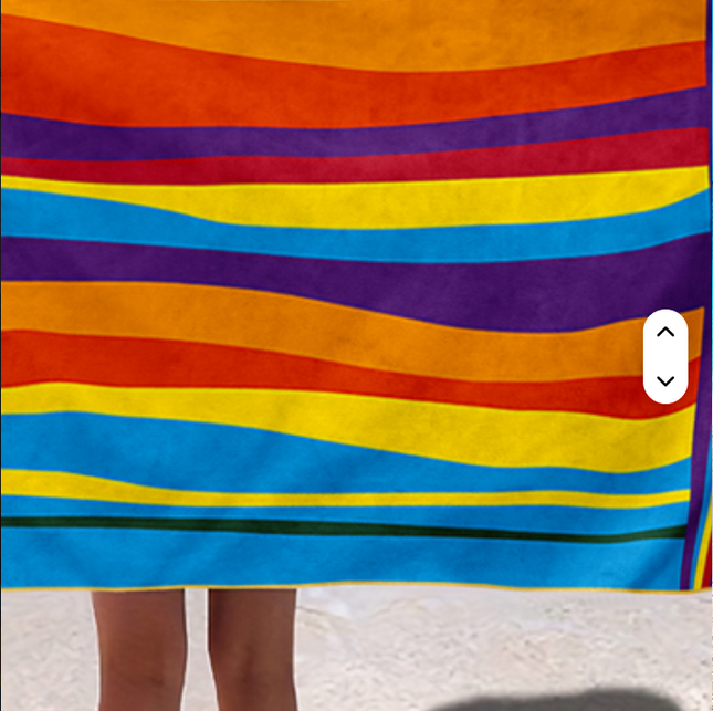 Toalla de playa de microfibra de alta calidad 140 cm x 70 cm. Diseño a prueba de arena de secado rápido.