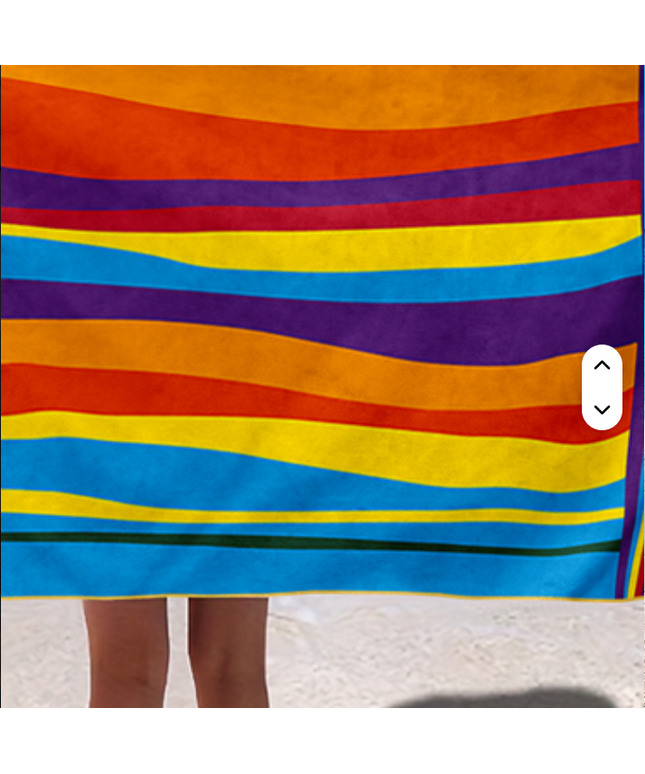 Toalla de playa de microfibra de alta calidad 140 cm x 70 cm. Diseño a prueba de arena de secado rápido.