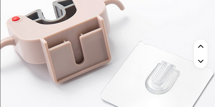 Agarradera para fijar en la pared para palos de escobas lampazos para colgar, muy seguro, accesorio para baño y cocina