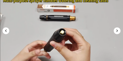 Boquilla de pulverización, pistola de agua, rociador de alta presión ajustable, Conector de manguera, rociador de césped