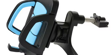 Soporte Universal para Teléfono Celular con Ventosa Giratoria de 360 Grados para Rejilla de Ventilación y Tablero de Auto, Soporte Flexible para Teléfono