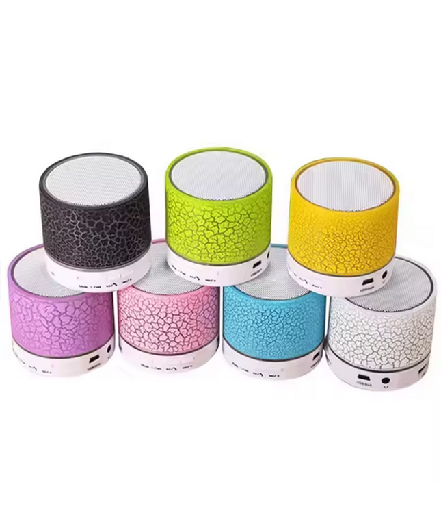 Mini altavoz inalámbrico portátil USB LED caja de música de sonido estéreo para fiesta Radio REPRODUCTOR DE Audio micrófono de carga USB