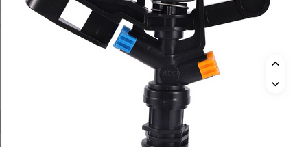 Aspersor giratorio automático de rosca macho de 12 pulgadas, aspersor de riego de jardín o  agrícola