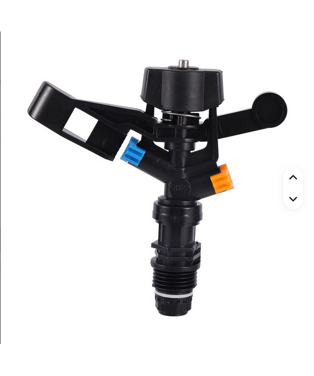 Aspersor giratorio automático de rosca macho de 12 pulgadas, aspersor de riego de jardín o  agrícola