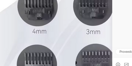 Afeitadora de barba y de pelo recargable con pinza de pelo  profesional para hombre, hoja de acero inoxidable, USB