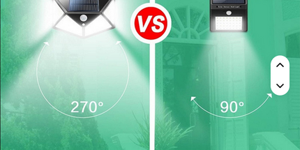 Lampara Solar de pared exterior Helius ahorro de energía impermeable seguridad 3 modos con Sensor de movimiento