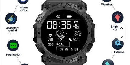 Reloj inteligente FD68SHombres Mujeres Bluetooth Smartwatch Touch Smart Bracelet Fitness conectados para IOS Android