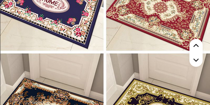 Alfombra estilo europeo para el hogar o para puerta ingreso