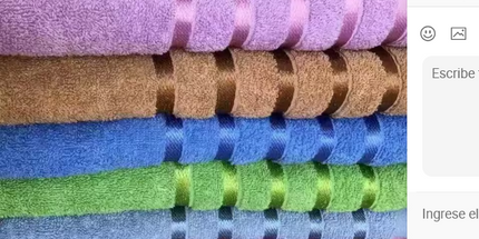 Toallas de baño 100% algodón muy absorbente 70*140 en distintos colores