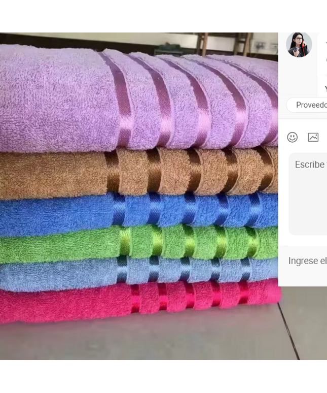 Toallas de baño 100% algodón muy absorbente 70*140 en distintos colores