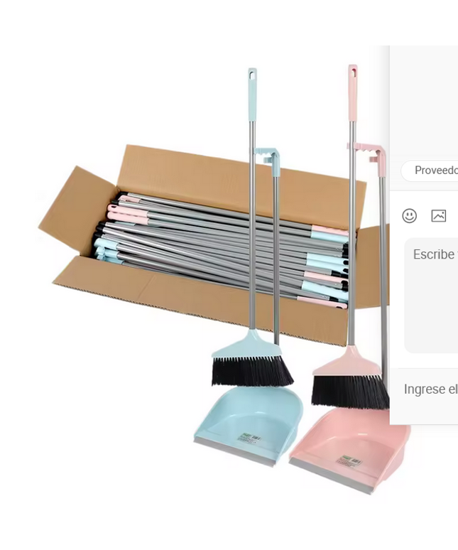 Set de escoba suave de limpieza recogedor. Muy práctico para el hogar oficnas en general..