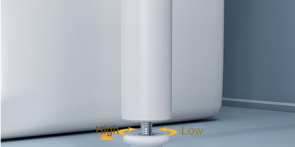 Estante de Metal moderno de 3 niveles, almacenamiento multifuncional para baño, balcón, lavadora, estante de espacio