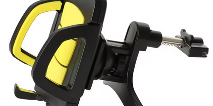 Soporte Universal para Teléfono Celular con Ventosa Giratoria de 360 Grados para Rejilla de Ventilación y Tablero de Auto, Soporte Flexible para Teléfono