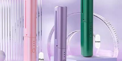 Novedosa Plancha de pelo inalámbrica 2 en 1, peine, Mini alisador de carga Usb, calentamiento rápido, cuidado del cabello de iones negativos, herramientas de peinado