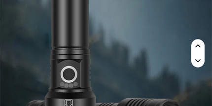 Linterna Helius telescopica de alta potencia P50 10000 lúmenes recargable portátil linterna táctica