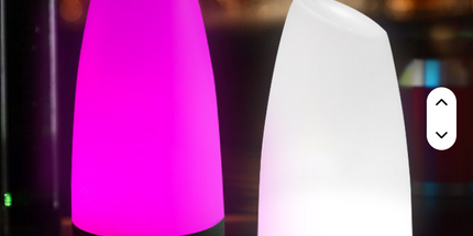 Luz decorativa moderna, lámpara de noche, colorida, idela para bares, sin enchufe.