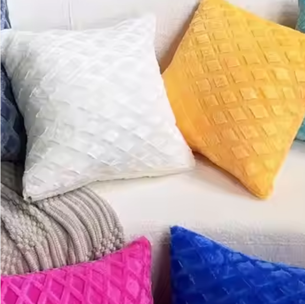 Almohadones 43 x 43 varios colores, Cojín Suave para la Cabeza del Sofá, Decoración para el Dormitorio