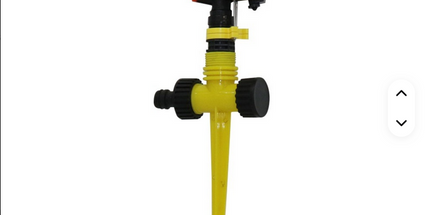 Aspersores de chorro giratorios de 360 grados, boquillas basculantes de doble salida, rociadores de riego para agricultura o jardín de. Rosca macho de 12. Alcance hasta 12 metros. Ver especificaciones tecnicas una de las imágenes