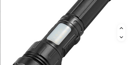 Linterna Led, portátil, con luz de emergencia lateral, 1500 lúmenes, 4 modos, 5000M de alcance, Usb, P50Zoom, recargable