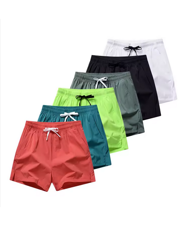 Pantalones Cortos Deportivos de Secado Rápido, Pantalones Cortos Deportivos con Bolsillos