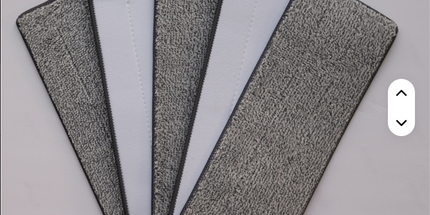 Almohadillas planas repuesto para limpador de microfibra rectangular, reemplazo de cabezal exprimible. Medida 33*12 cm