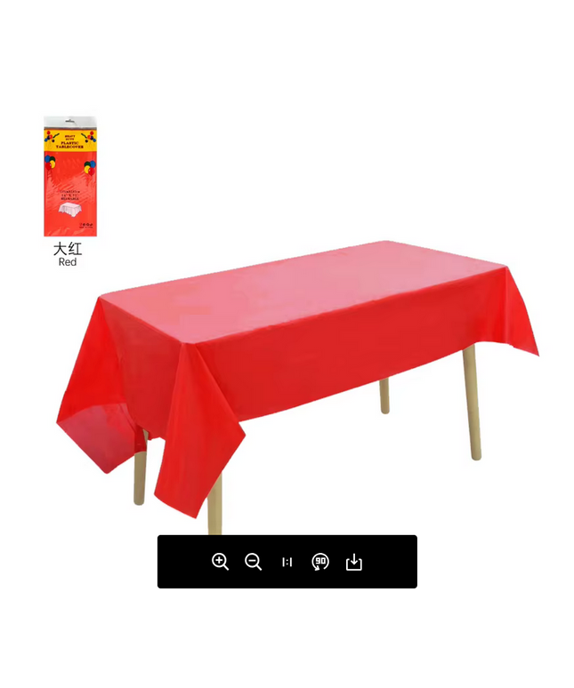 Manteles en tela sintetica PEVA color liso, resistentes y de lavado a mano. Medidas 137*274 cm. Celeste, amarillo, rojo o verde.