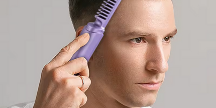 Novedosa Plancha de pelo inalámbrica 2 en 1, peine, Mini alisador de carga Usb, calentamiento rápido, cuidado del cabello de iones negativos, herramientas de peinado