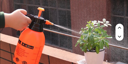 Bomba manual rociadora de agua a presión de 2 Litros manual para jardín y el hogar