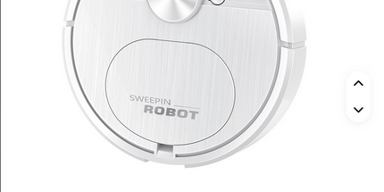 Robot automático de limpieza del hogar USB , tres en uno, aspiradora de carga, barrido y fregado, 22,5 *4.5 cm