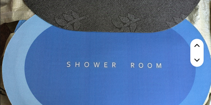 Alfombra de terciopelo de cristal absorbente de secado rápido