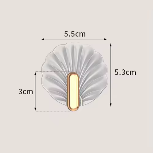 Gancho ligero y lujoso multifuncional sin rastro y sin perforaciones adecuado para puertas de entrada de pared de baño de cocina