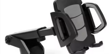 Soporte Universal para Teléfono Celular con Ventosa Giratoria de 360 Grados para Rejilla de Ventilación y Tablero de Auto, Soporte Flexible para Teléfono