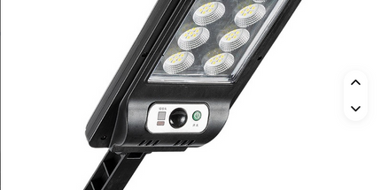 Farola Led Solar impermeable para exteriores, farola Led con batería de litio de ahorro de energía integrada para jardín