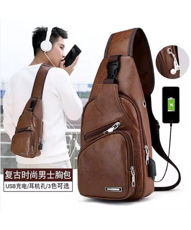 Bolsos banderola con carga de telefono USB