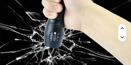 Mini linterna telescopica Helius 1000 lumens pequeña multifunción T6, táctica de autodefensa, para acampar