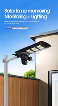 Cámara de Vigilancia Solar 4G con Tarjeta SIM V380 Pro, Inalámbrica para Exteriores, 6MP 8MP 4K IP, PTZ, WiFi, Farola Solar con Cámara